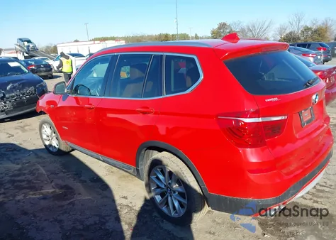 2015 BMW X3 xDrive28I from USA, damaged, VIN 5UXWX9C5XF0D58248